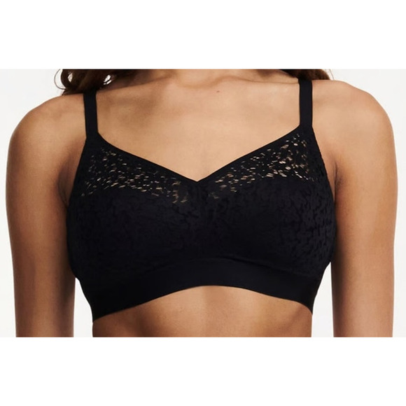 Chantelle Bra 13F8 Norah Supportive Wireless black size 34D - Picture 1 of 6